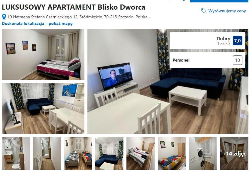 Luksusowy Apartament Przy Dworcu Stettin Eksteriør billede