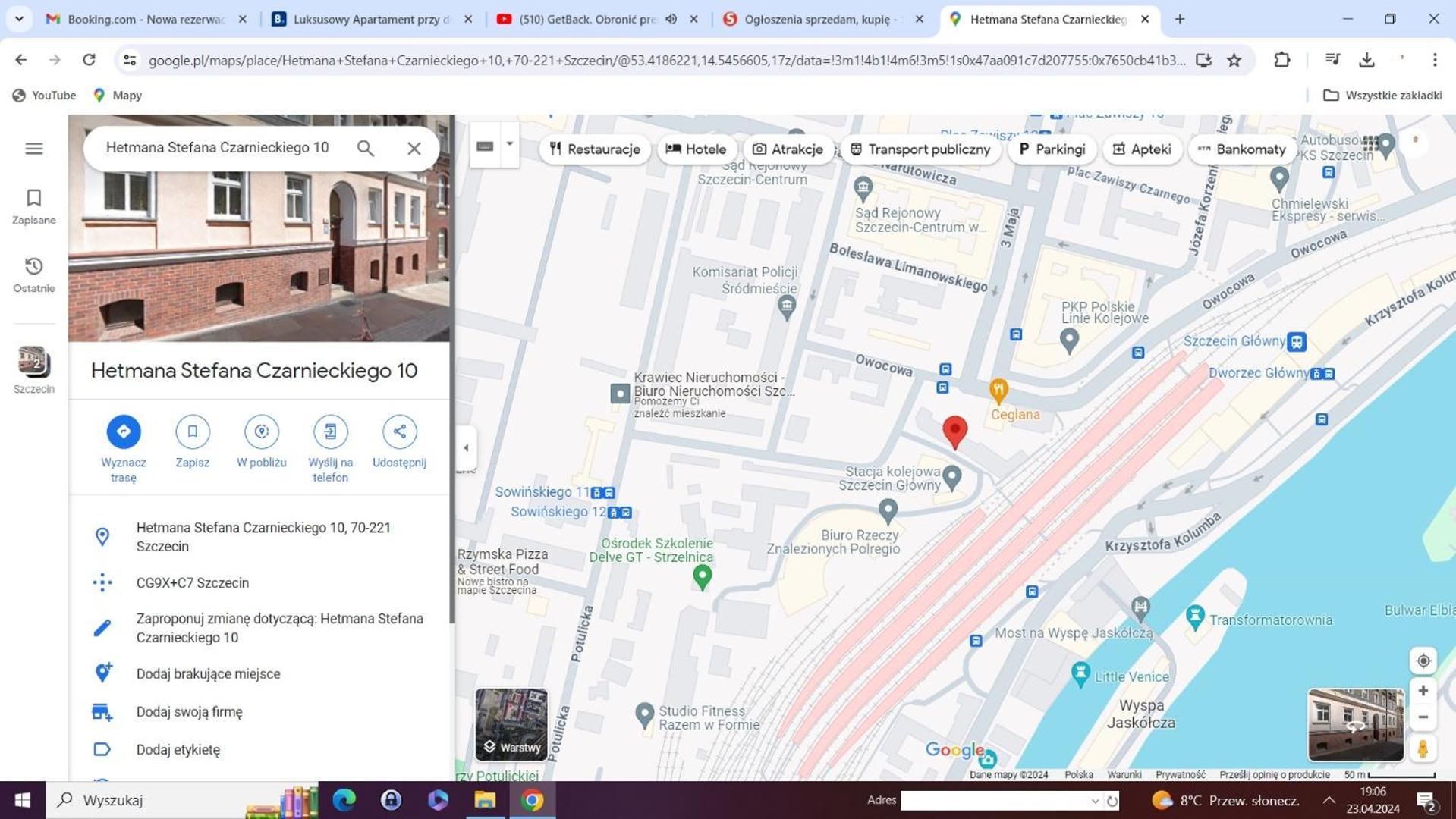 Luksusowy Apartament Przy Dworcu Stettin Eksteriør billede